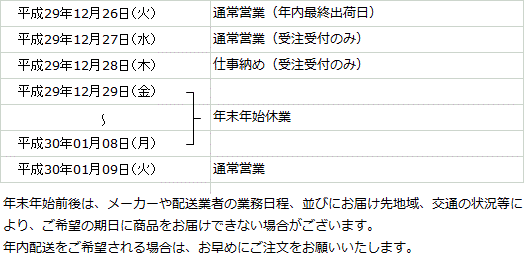 業務日程